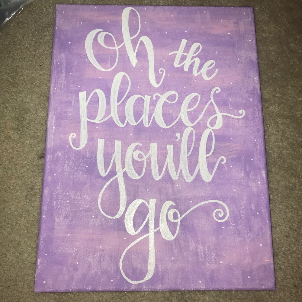 Hand painted canvas